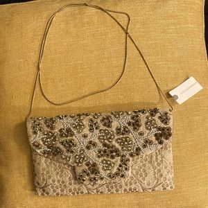 Anthropologie Beaded Handbag